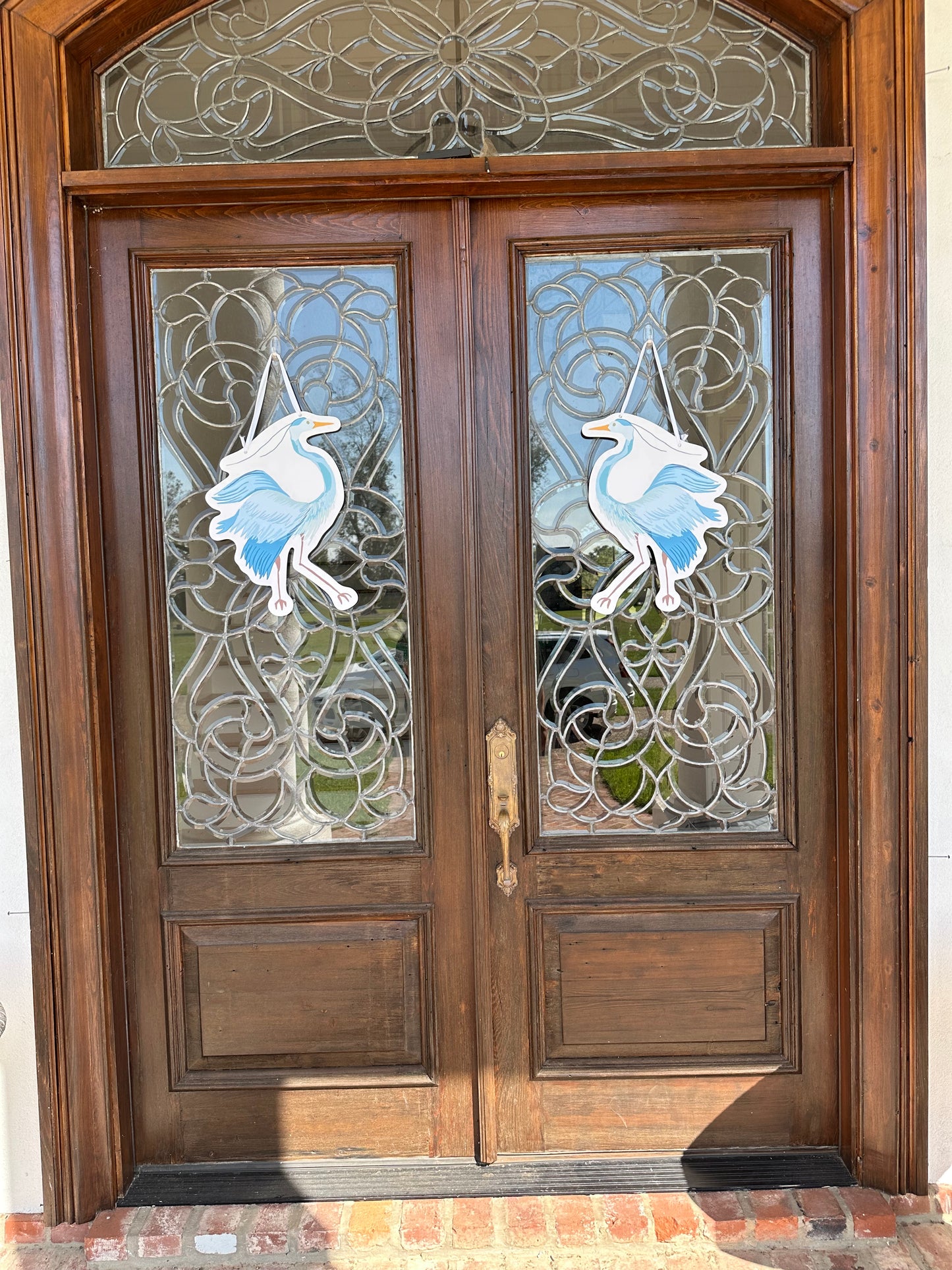 Blue Heron Door Hanger