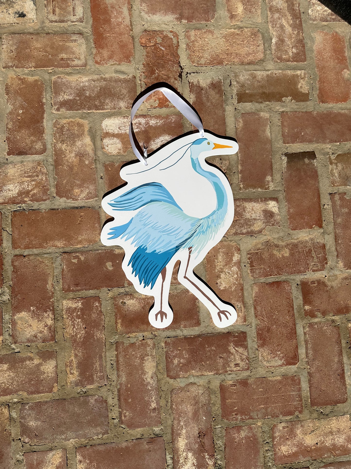 Blue Heron Door Hanger