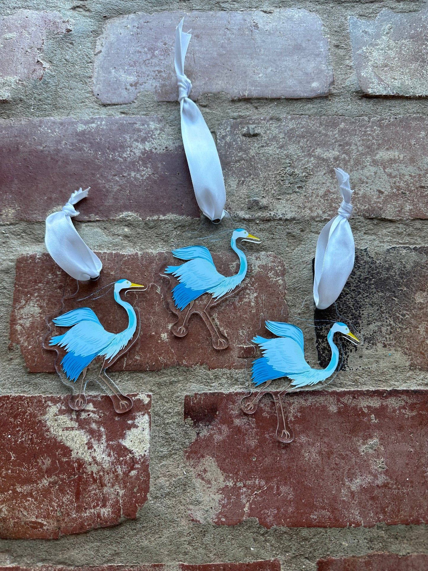 Blue Heron Acrylic Ornament
