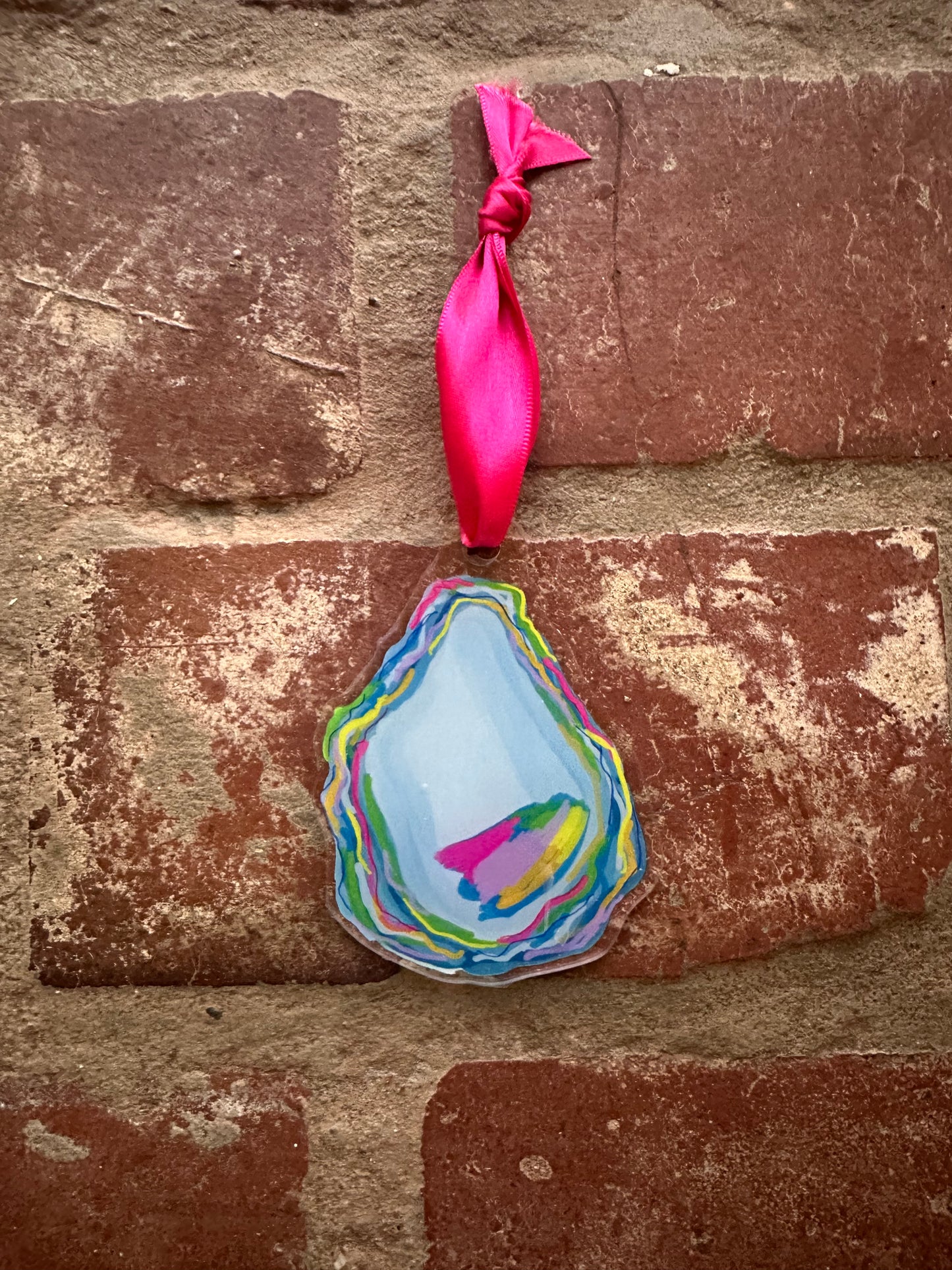 Colorful Oyster Acrylic Ornament