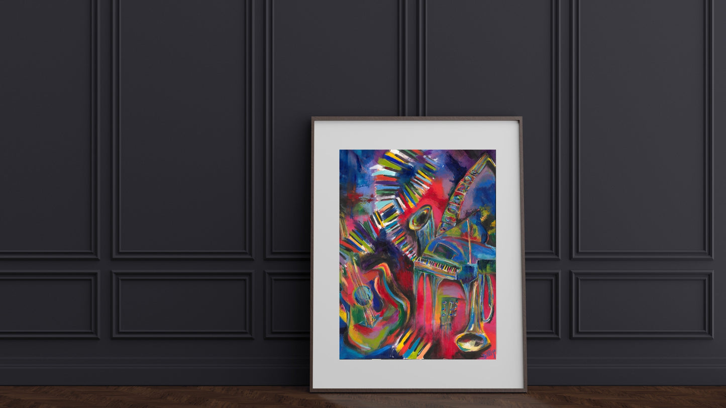 Jazzfest Giclee Print