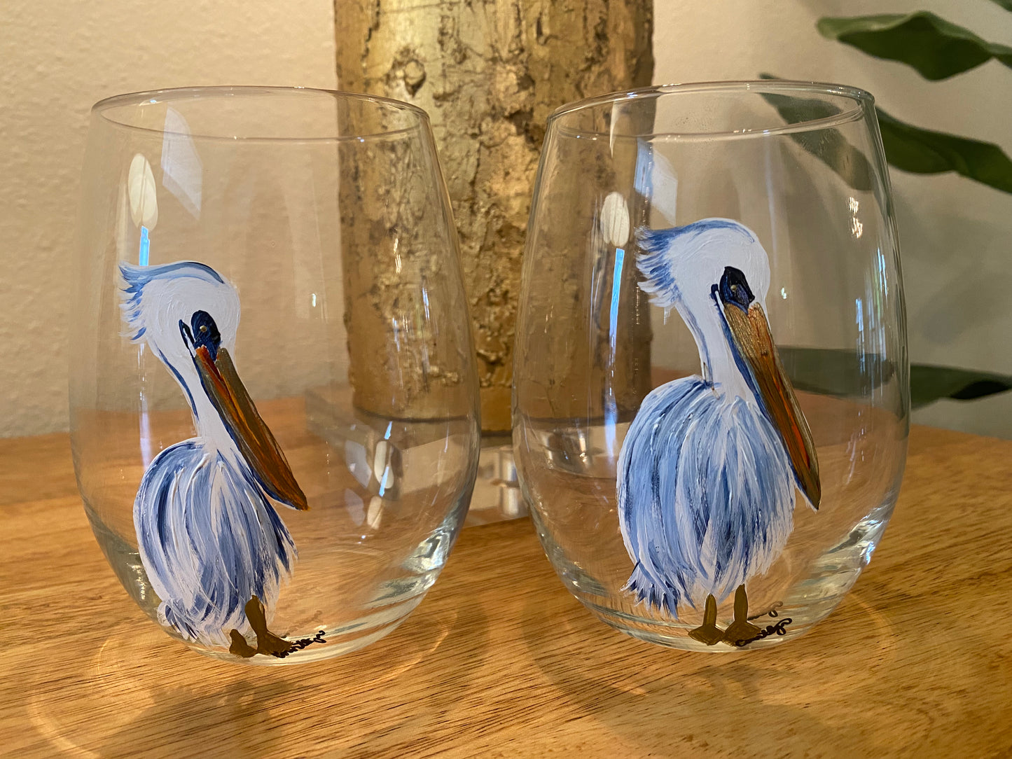Pelican Stemless Wine Glass