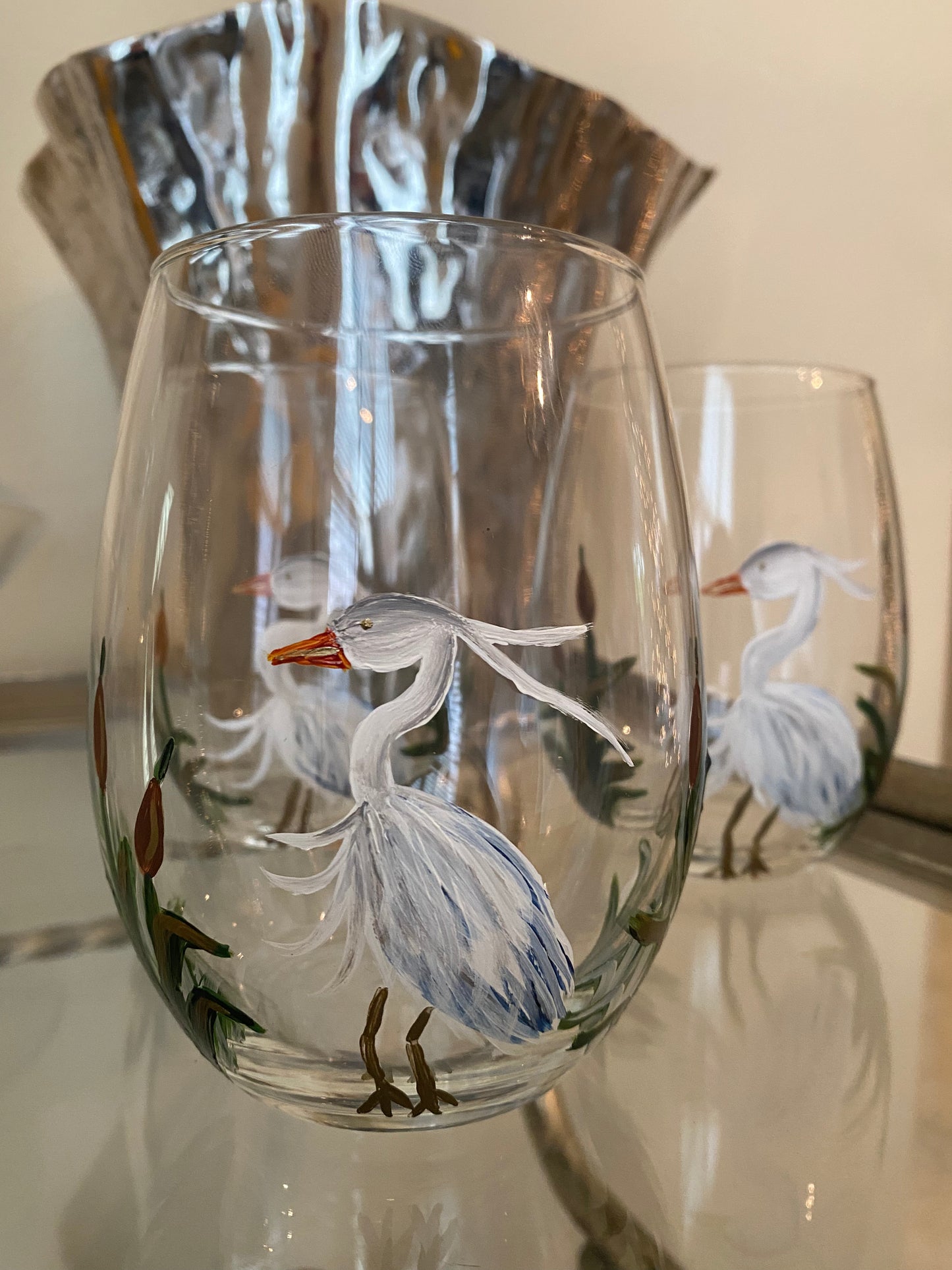 Heron Stemless Wine Glass