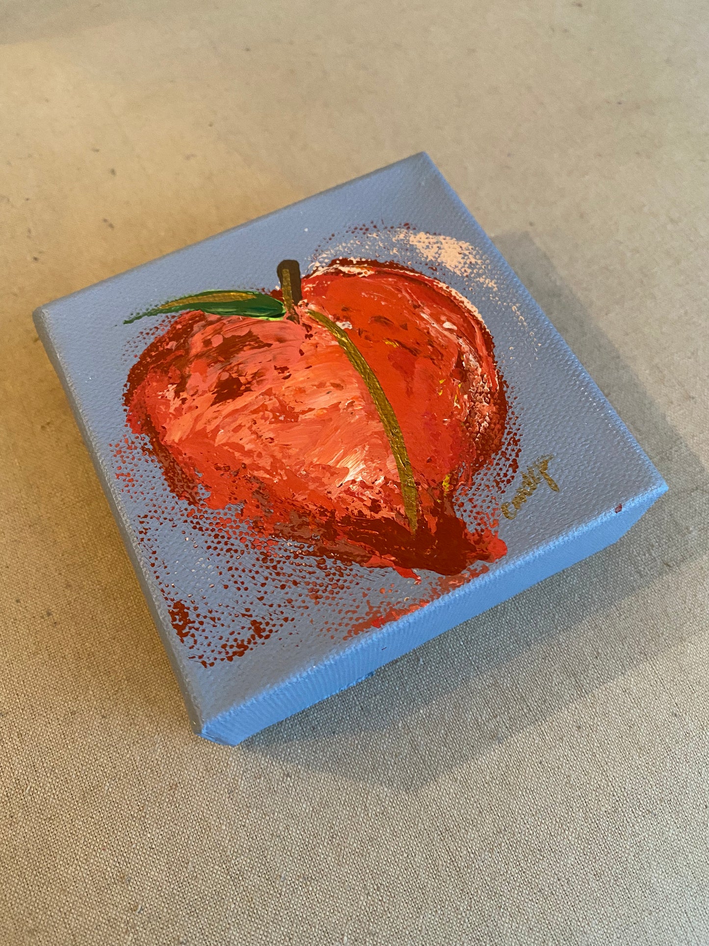 Ruston Peach 4x4 “Shelfie” Canvas