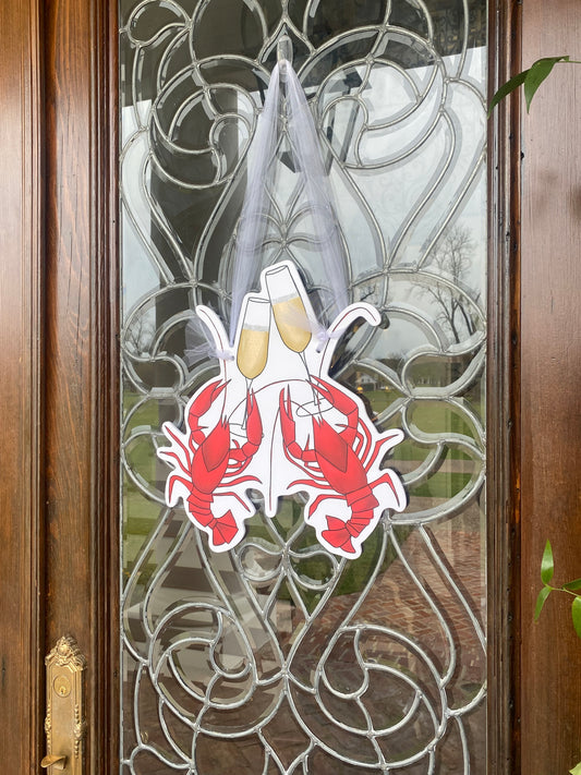Toasts & Tails Door Hanger
