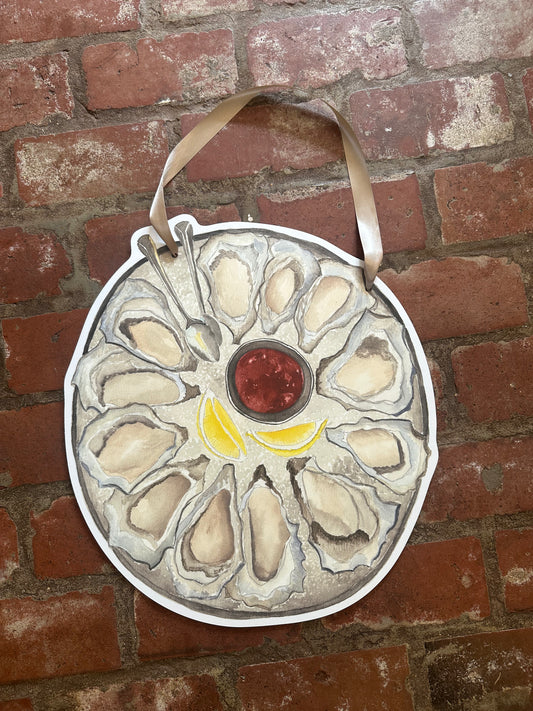 Oyster Platter Door Hanger