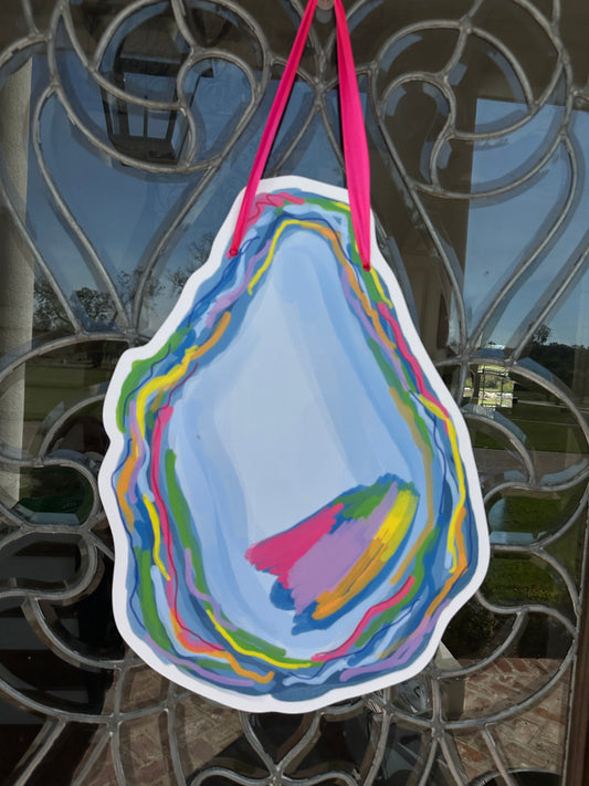 Colorful Oyster Door Hanger