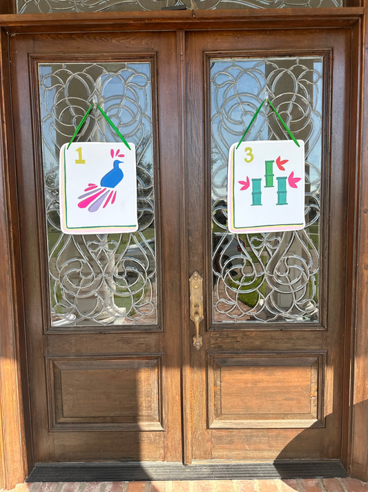 Mahjong Door Hanger