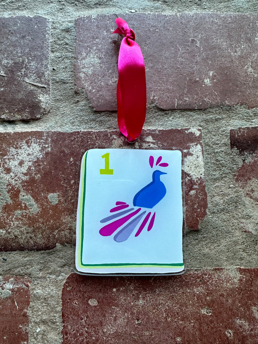 Bird Bam Mahjong Acrylic Ornament