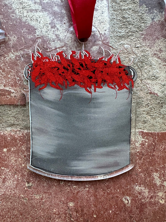 Crawfish Pot Acrylic Ornament