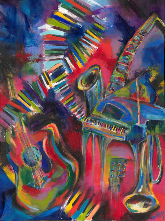 Jazzfest Giclee Print