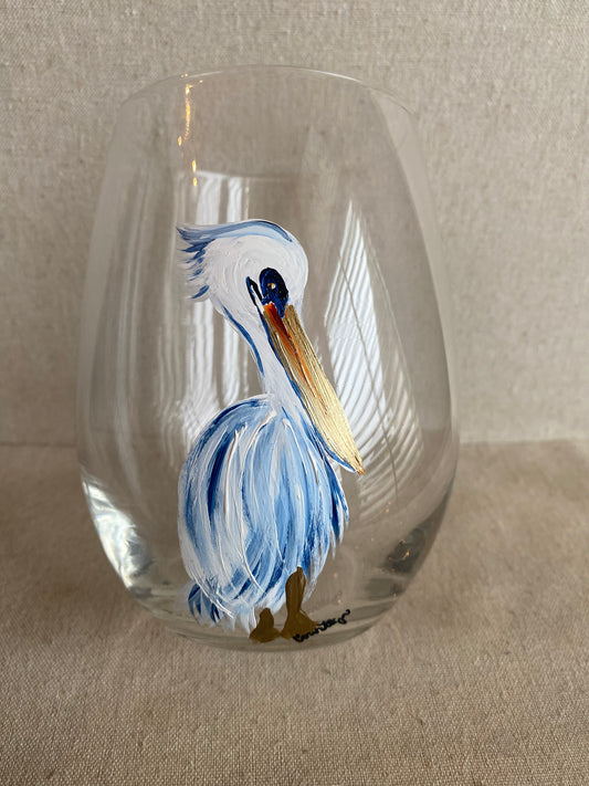 Pelican Stemless Wine Glass